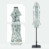 9ft Auto Tilt Outdoor Flora Patio Umbrella Flor