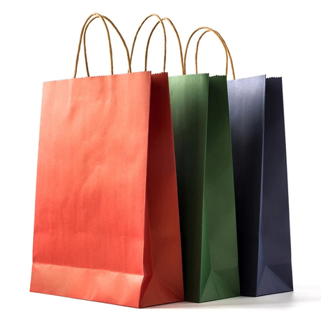 Sacolas de compras de papel de presente personalizado