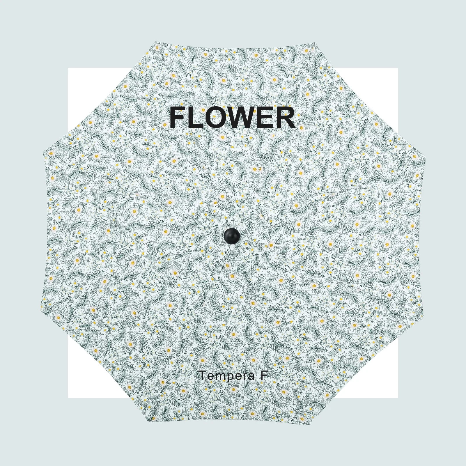 9ft Auto Tilt Outdoor Flora Patio Umbrella Flor
