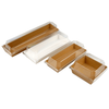 Fast Food Kraft Paper Food Bandey com revestimento de PLA