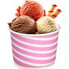  Cream de sorvete com colher de tampa
