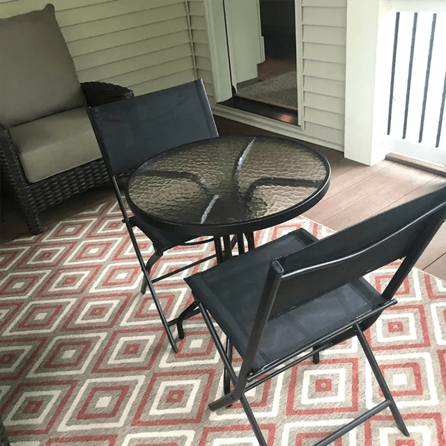 Mesa quadrada de cadeira de aço dobrável mesa e cadeira