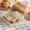 Fast Food Kraft Paper Food Bandey com revestimento de PLA