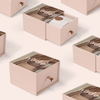 Pacote de presente de gaveta personalizado Caixas de presente de luxo para caixa de embalagem de jóias com alça de fita logotipo impresso Stamping Hot Stamping