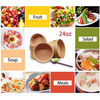 Tire Kraft Paper Salad Bowl com tampa de estimação