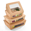 Recipientes de fast food personalizados embalagem de papel para levar