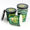  Cream de sorvete com colher de tampa
