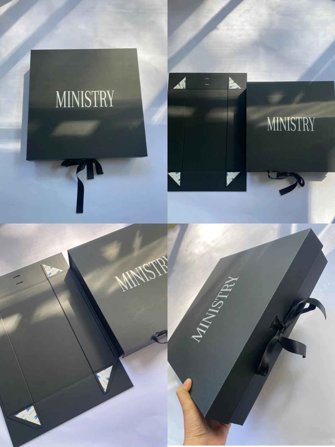 Caixa de dobra magnética de arte de cor dourada personalizada para o presente de dia dos namorados.