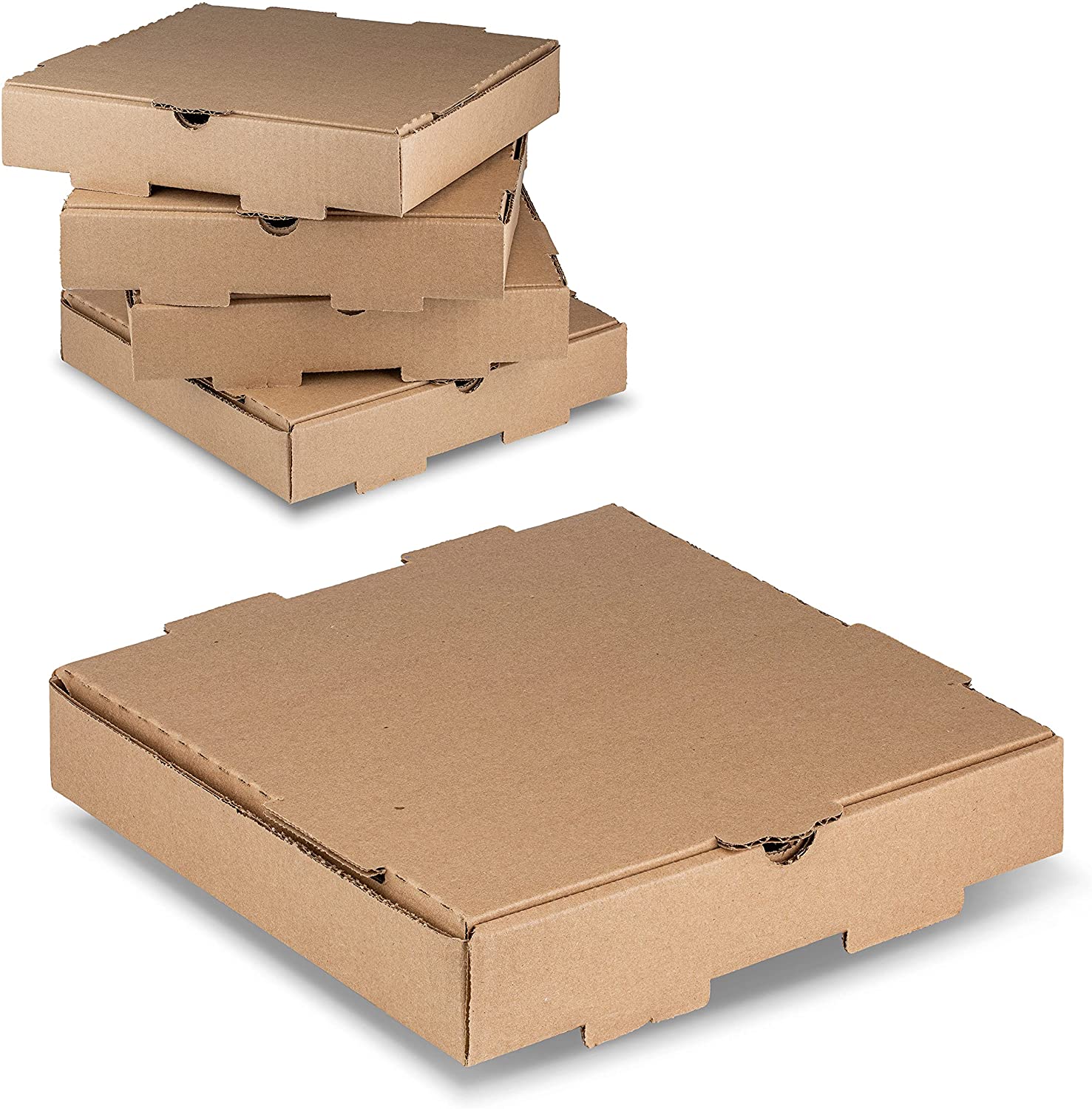Caixa de dobramento de pizza corrugada de 6-14 polegadas