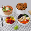 Tire Kraft Paper Salad Bowl com tampa de estimação
