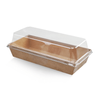 Fast Food Kraft Paper Food Bandey com revestimento de PLA